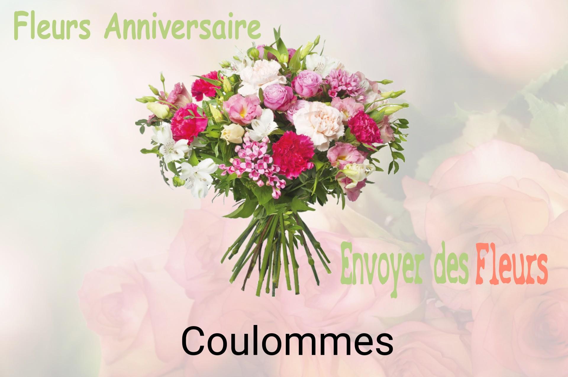 Bouquet de fleurs d’anniversaire livré à Coulommes