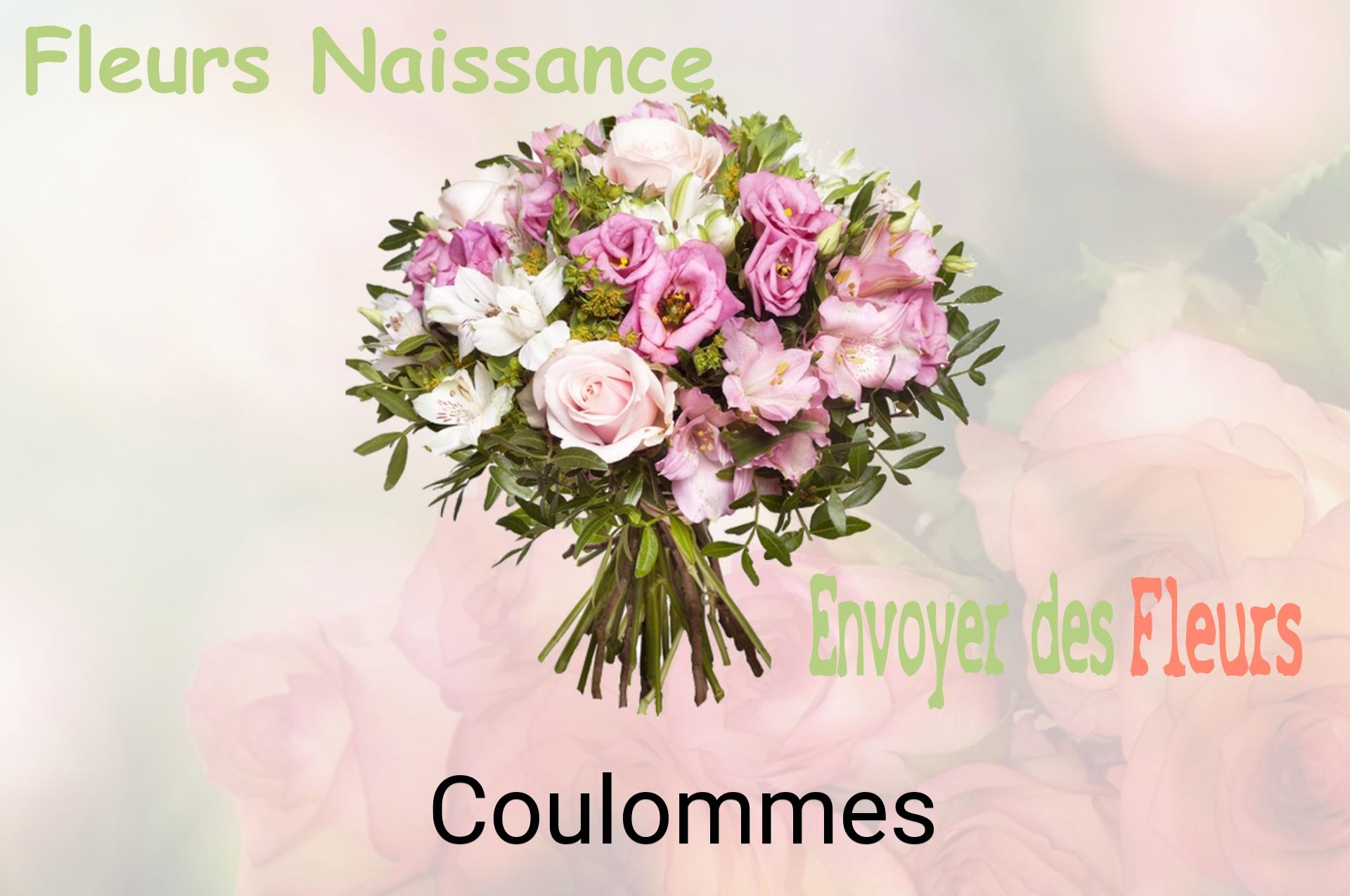 Bouquet de fleurs de naissance livré à Coulommes